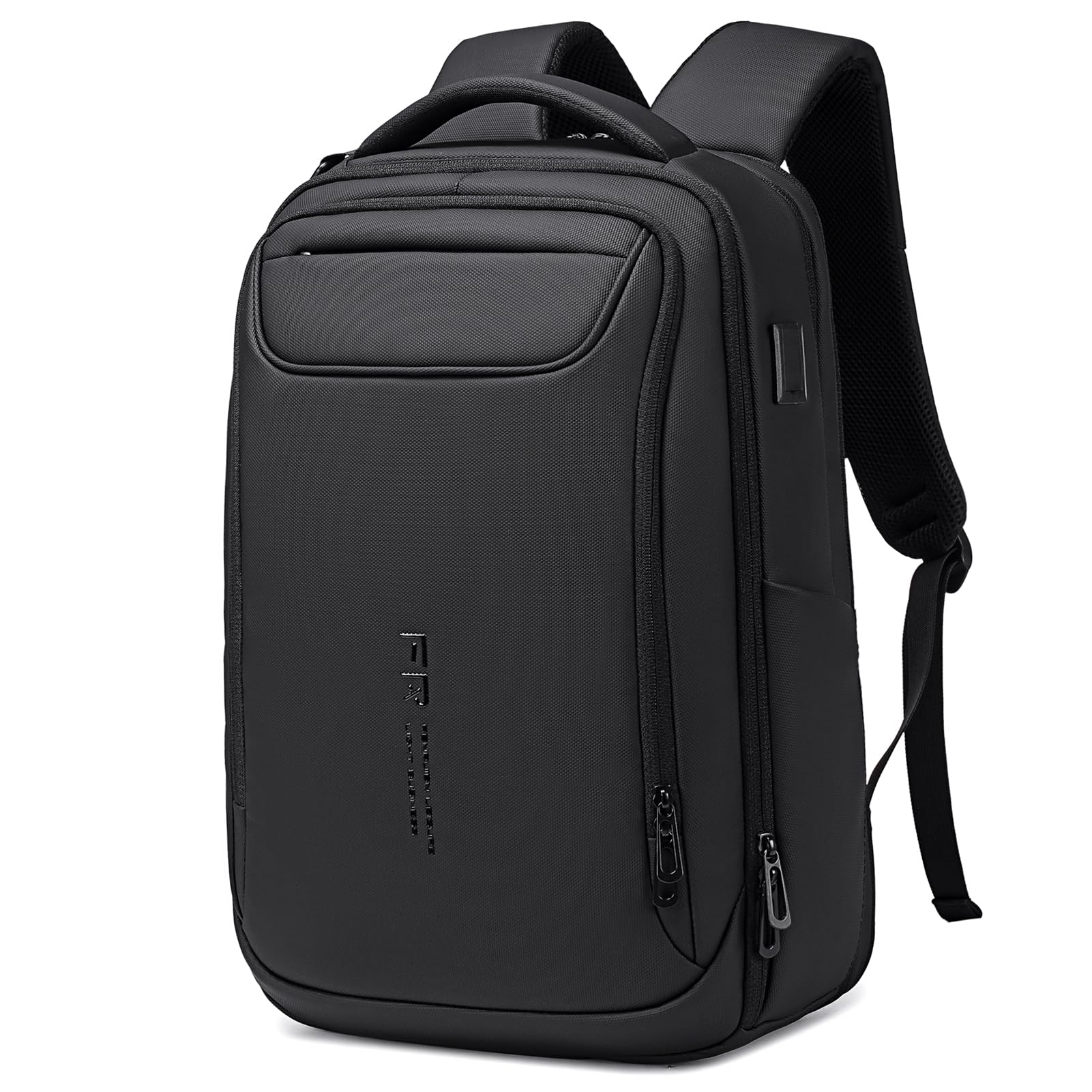 FENRUIEN Sac à dos extensible pour ordinateur portable 15,6 pouces 1800D pour homme avec port de charge, sac d'ordinateur durable, antivol high-tech, résistant à l'eau, sac à dos décontracté
