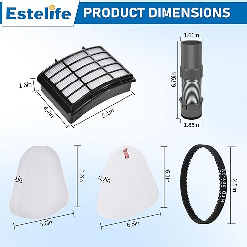 Miniatura 3 de Filtro de repuesto para aspiradora vertical Shark Navigator Lift-Away Professional Deluxe NV350, NV351, NV352, NV355, NV356E, NV357, NV360, NV370,