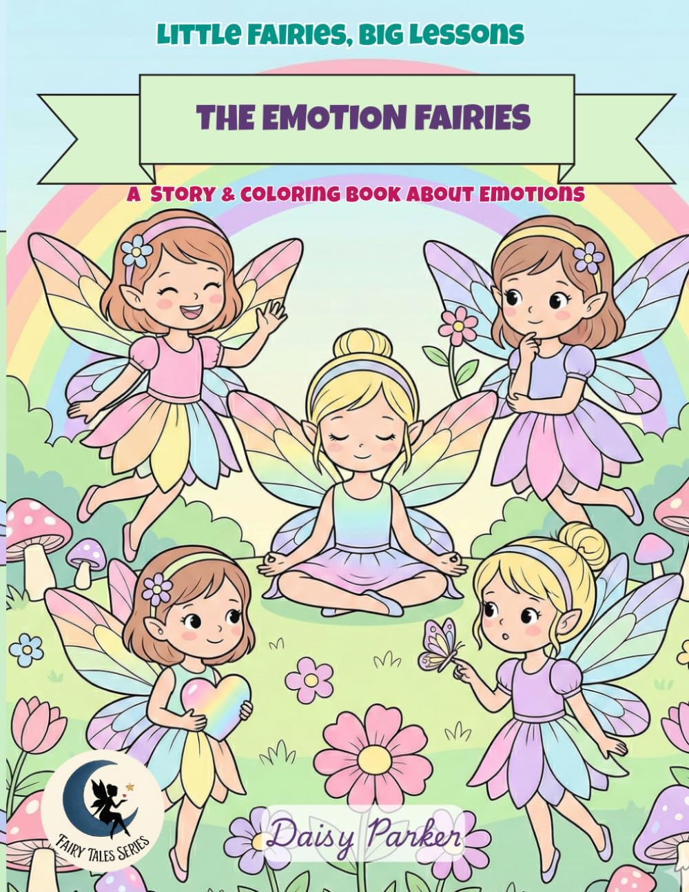 The Emotion Fairies: A Story and Coloring Book About Understanding Feelings (Little Fairies, Big Lessons)