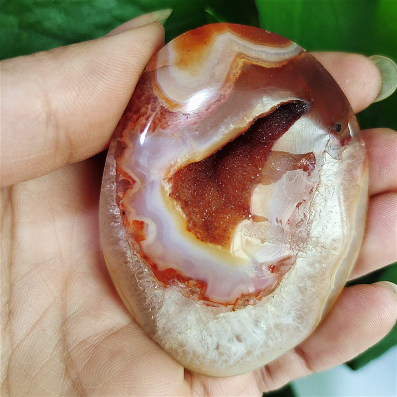 Ágata de seda natural en bruto para crear rincones de meditación y armonía