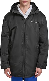 Champion Men's Sherpa Lined Mid-length Sideline Jacket With Hood