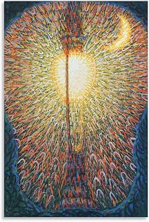 Giacomo Balla Paintings《Street Light》Wall Art Poster Posters Art Print Wall Photo Paint Poster Hanging Picture Family Bedroom Decor Gift 20x30inch(50x75cm)