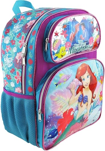 Miniatura 2 de Disney Ariel Little Mermaid Deluxe - Mochila de 16 pulgadas