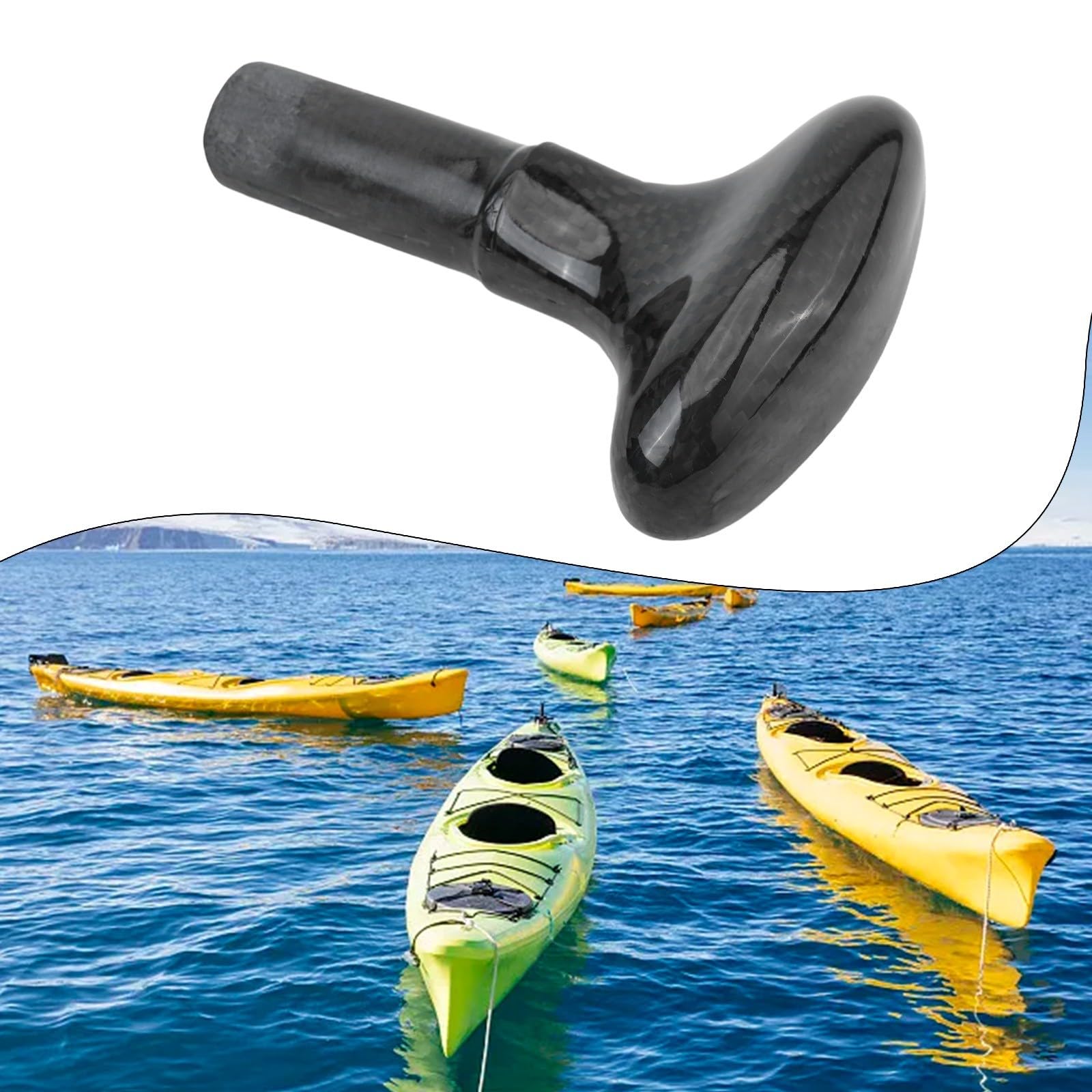 Accesorio del reemplazo de la manija de la paleta de la fibra de carbono 3K para el eje ligero del diámetro del tablero de surf los 2