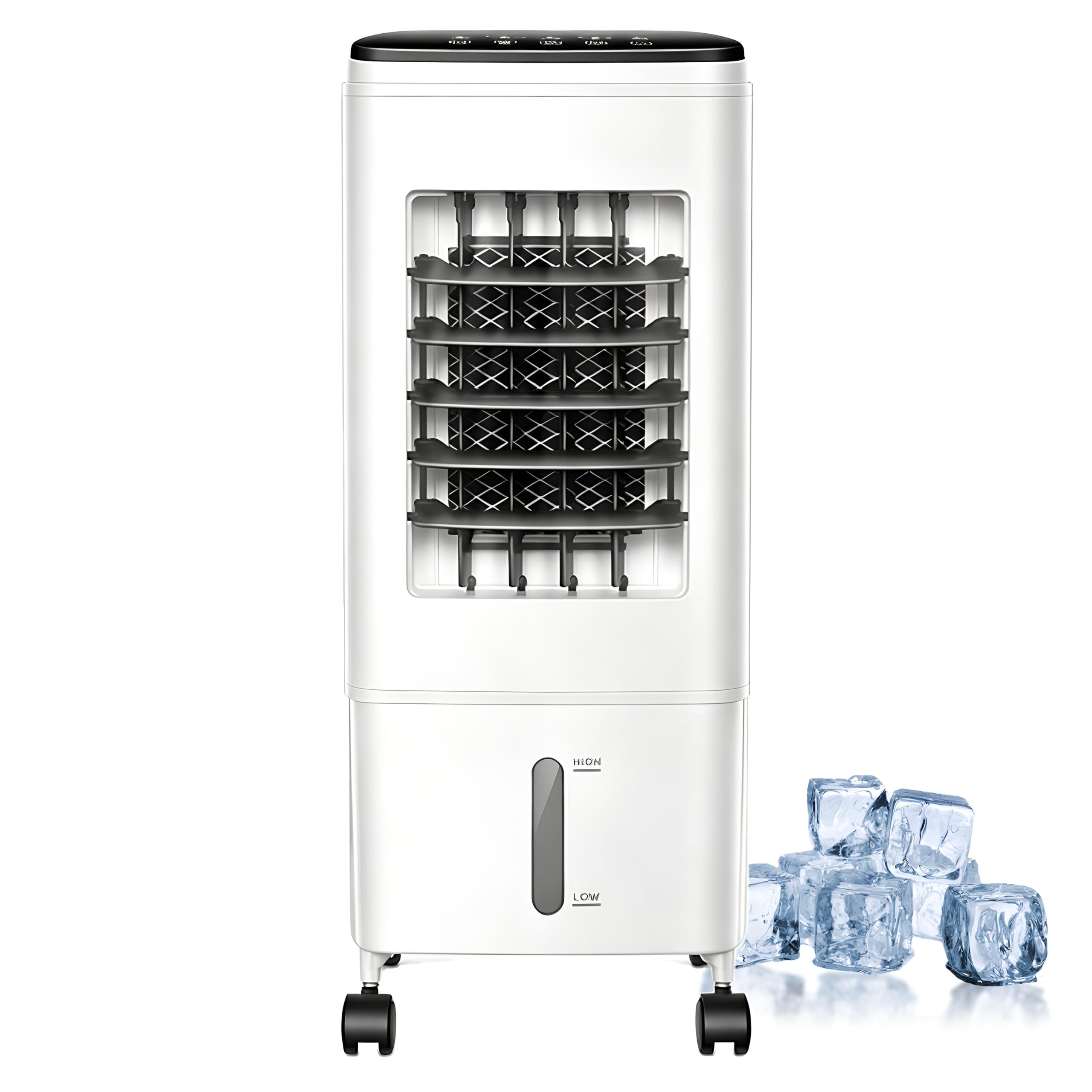 Zihpil 6L Hoseless Portable Air Conditioner Fan Ventless Chiller(Remote control version)