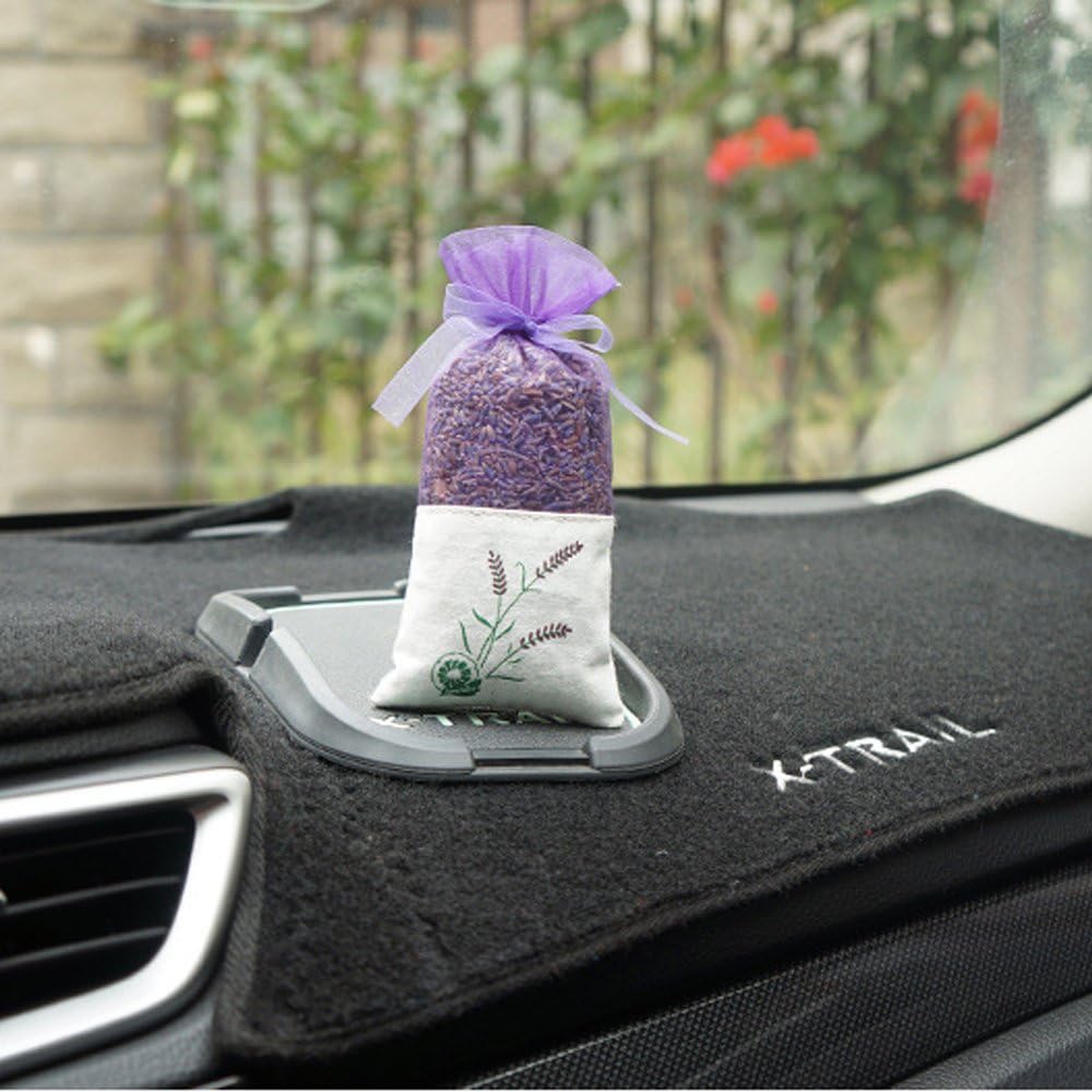 Lozom Sachet Empty Bags Purple Gauze Cotton-Ramie Sacks for Lavender, Spice and Herbs (24pcs)