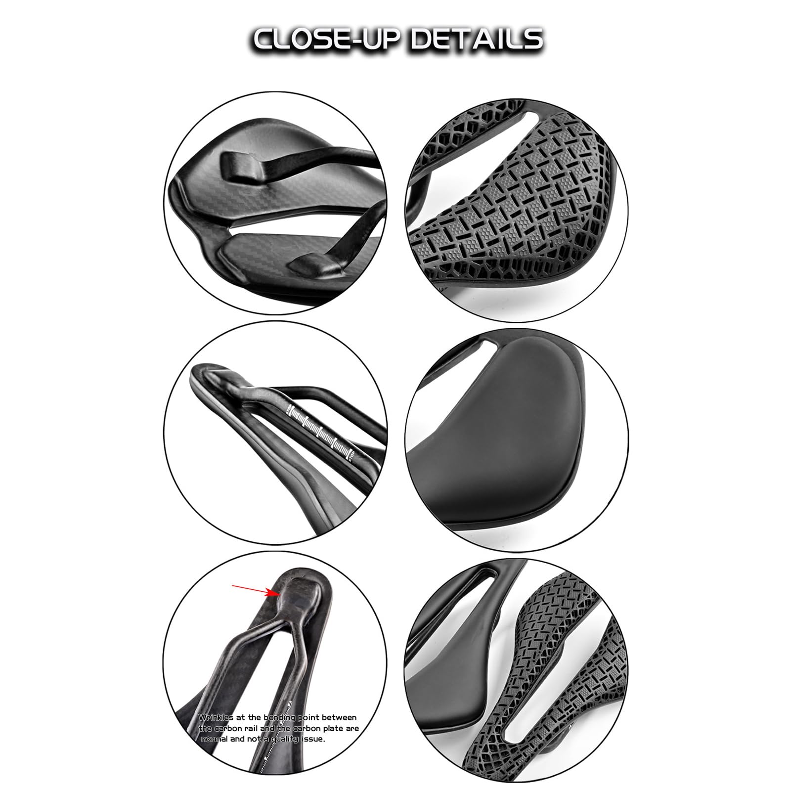 Selles de VTT, Confortables et Souples