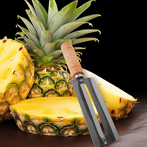 Miniatura 9 de BESTonZON 2 peladores de patatas de acero inoxidable, herramienta peladora de frutas, pelador de verduras, cuchillo pelador de caña de azúcar,