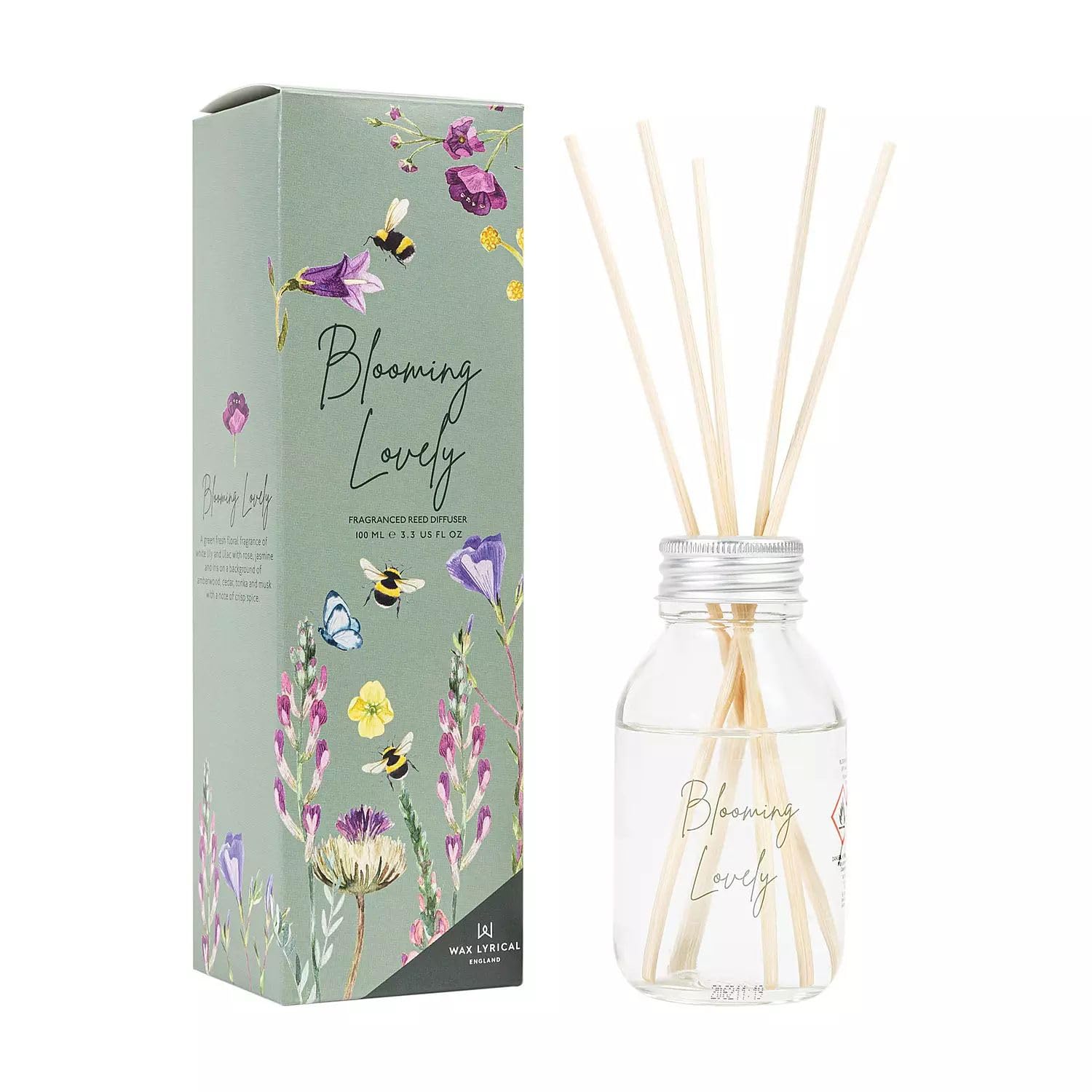 WAX LYRICAL 100ml Spring Fragrance Reed Diffuser (Blooming Lovely 100ml)