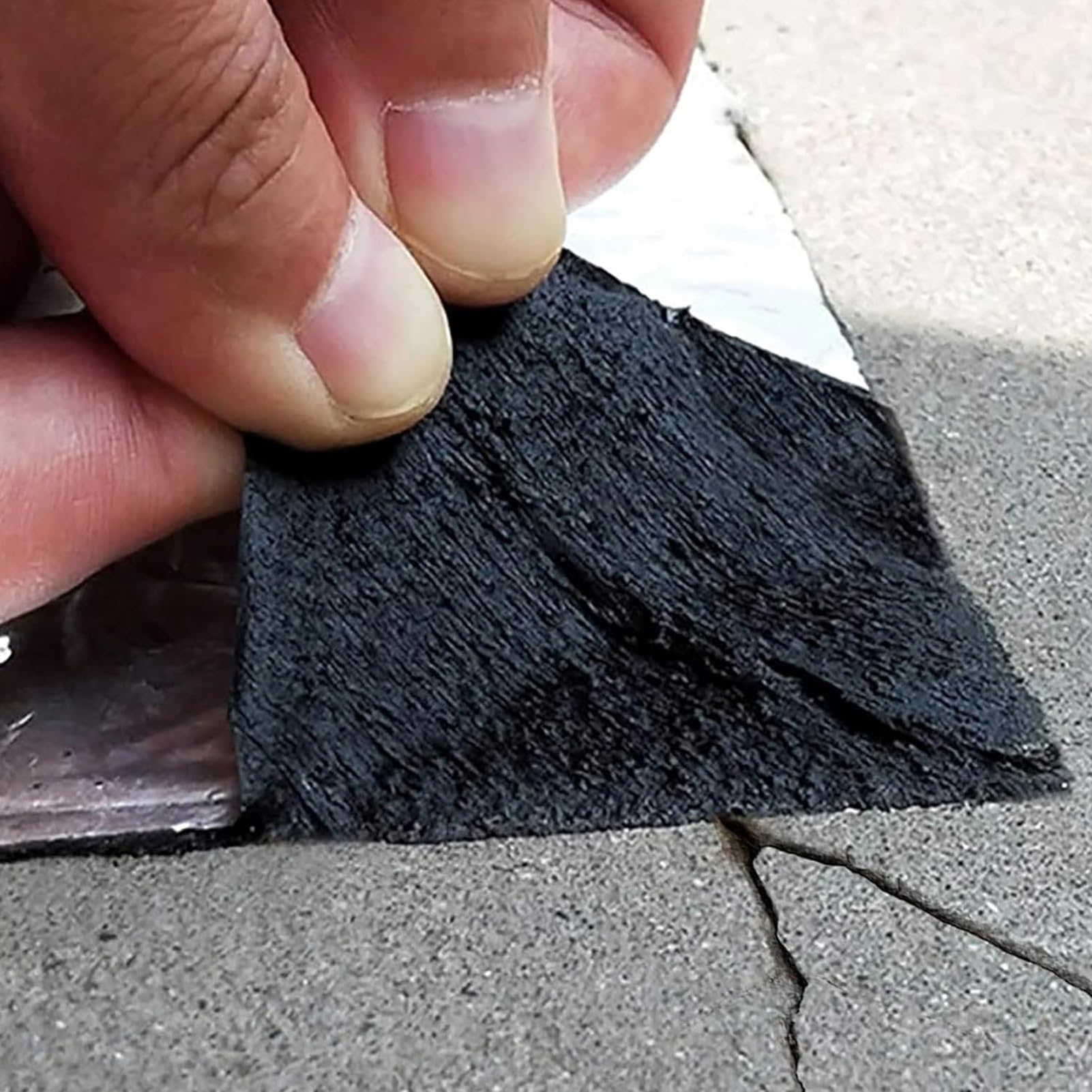 Cinta de reparación de Asfalto de Alta Resistencia para Exteriores, autoadhesiva, Resistente a la Intemperie, Impermeable, selladora, de Papel de Aluminio, para Fugas en techos, te