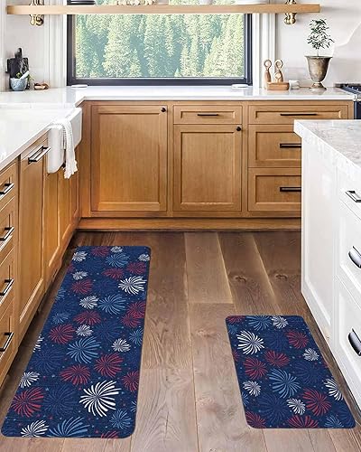 Vista 475 de Tapete de Feliz Navidad, tapete antideslizante para puerta delantera, baño, cocina, dormitorio, patio, entrada, 16 x 24 pulgadas, rojo, negro y verde