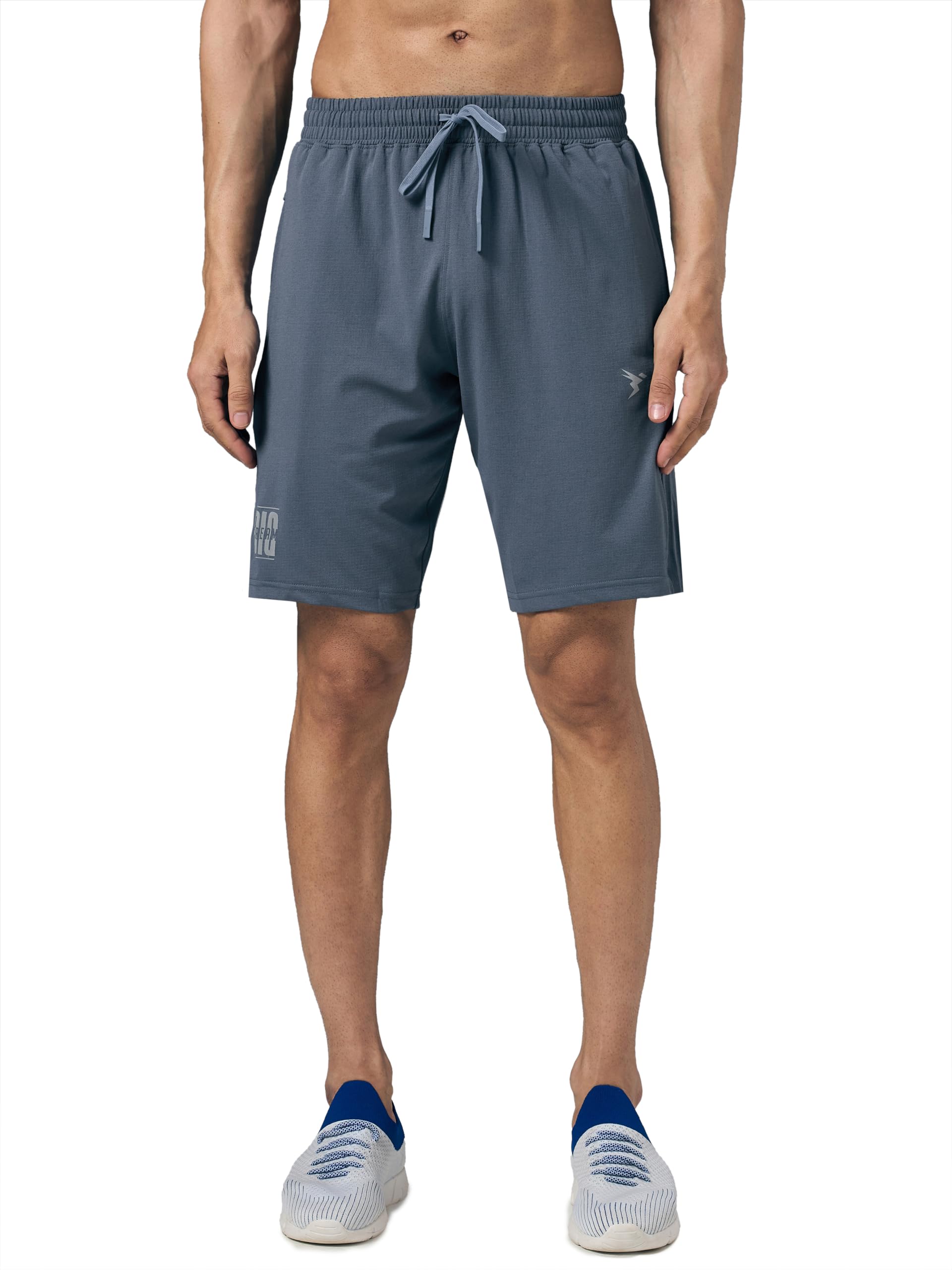 technosport Mens Solid Slim Fit Shorts for Gym, Workout & Sports with Techno Dry, Antimicrobial Properties-picture-34