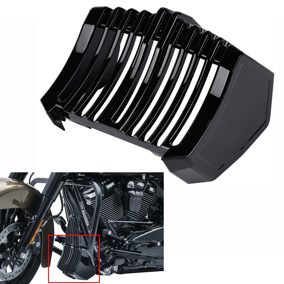 Amazon | XFMT オイルクーラーカバー ハーレー ツーリング CVO ロード