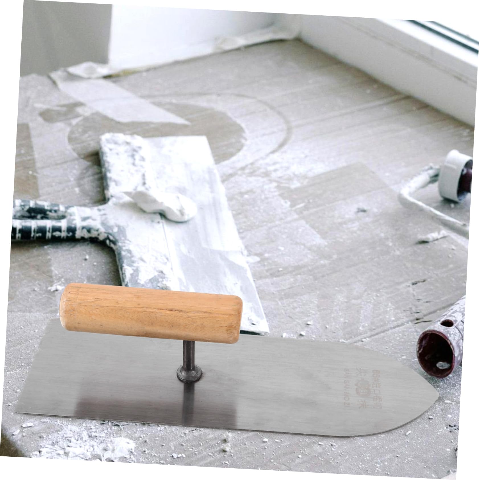 IWOWHERO Metall-Glättkelle - Robuste Edelstahl-Kelle Für Trockenbau & Betonarbeiten