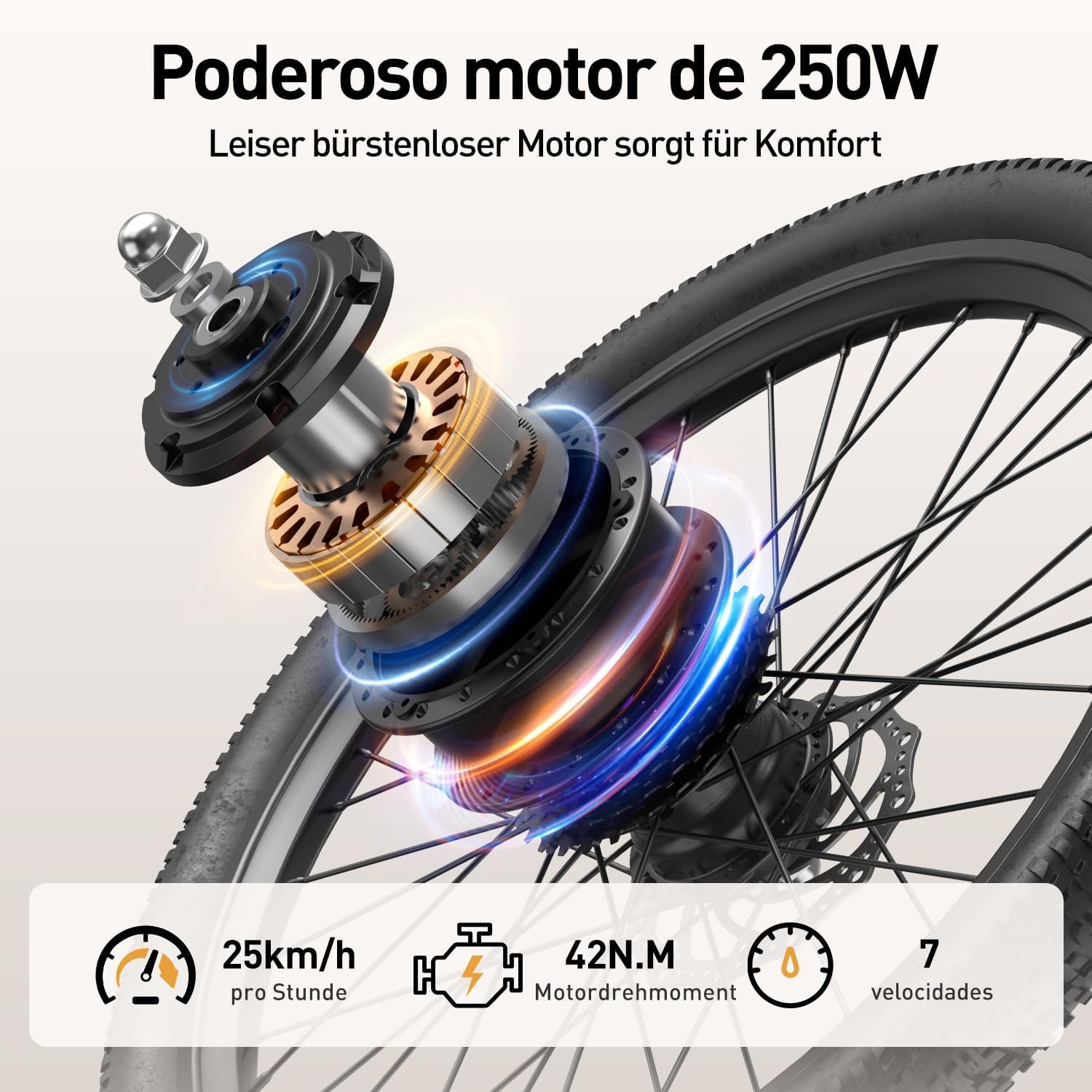 Eleglide E-Bike 24" mit 7-Gang Schaltung 250W Motor 13Ah Akku Höchstgeschwindigkeit 25km/h Hochkohlenstoffstahlrahmen City Elektrofahrrad, LCD Display 24" E-Bike für Erwachsene