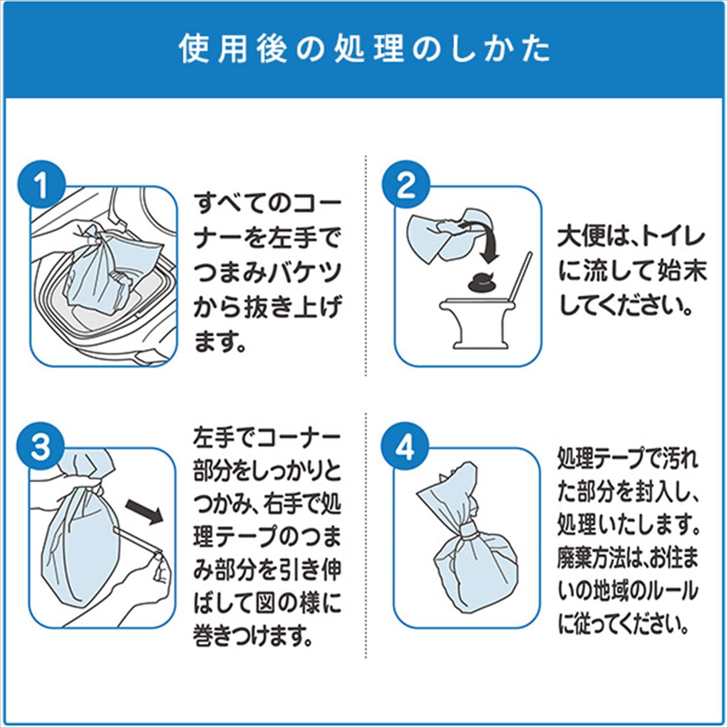 ポータブルトイレシート30枚入り×4個 楽天市場】【4個セット】ドクターズ.one ポータブルトイレシート 30枚