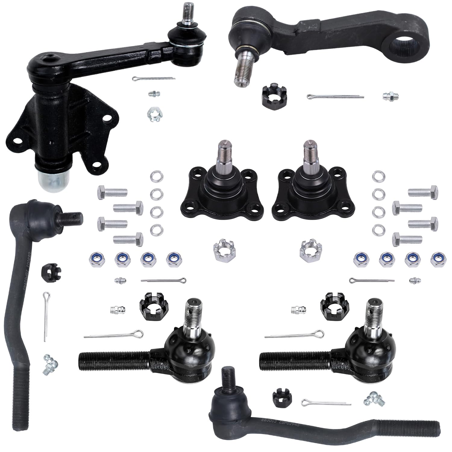 Amazon.com: Detroit Axle - 4WD 10pc Front Suspension Kit for 1989