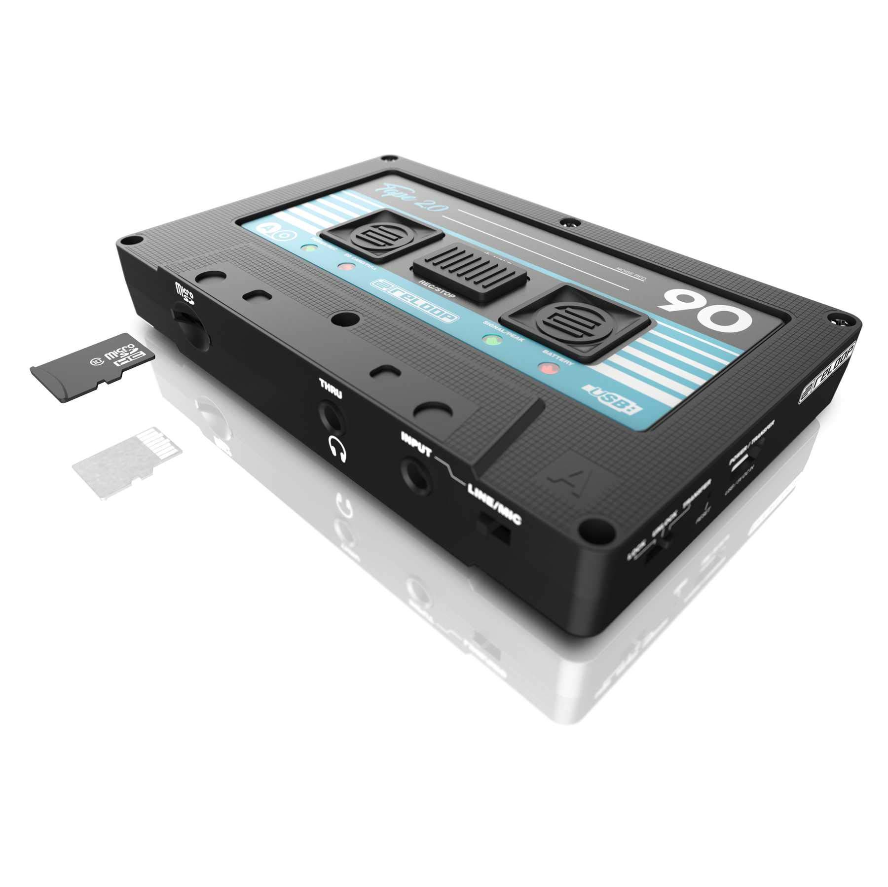 RELOOP TAPE リループ テープ カセットテープ型ポータブルレコーダー Amazon | Reloop リループ カセットテープ型MP3レコーダー TAPE