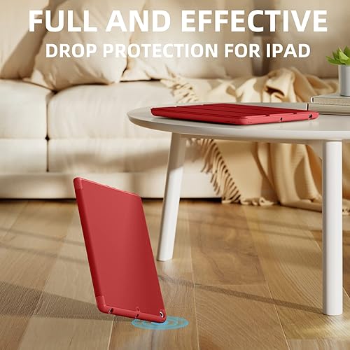 Miniatura 7 de Akkerds Funda compatible con iPad de 10.2 pulgadas 202120202019, para iPad de 987 generación con soporte para lápices, funda protectora con parte