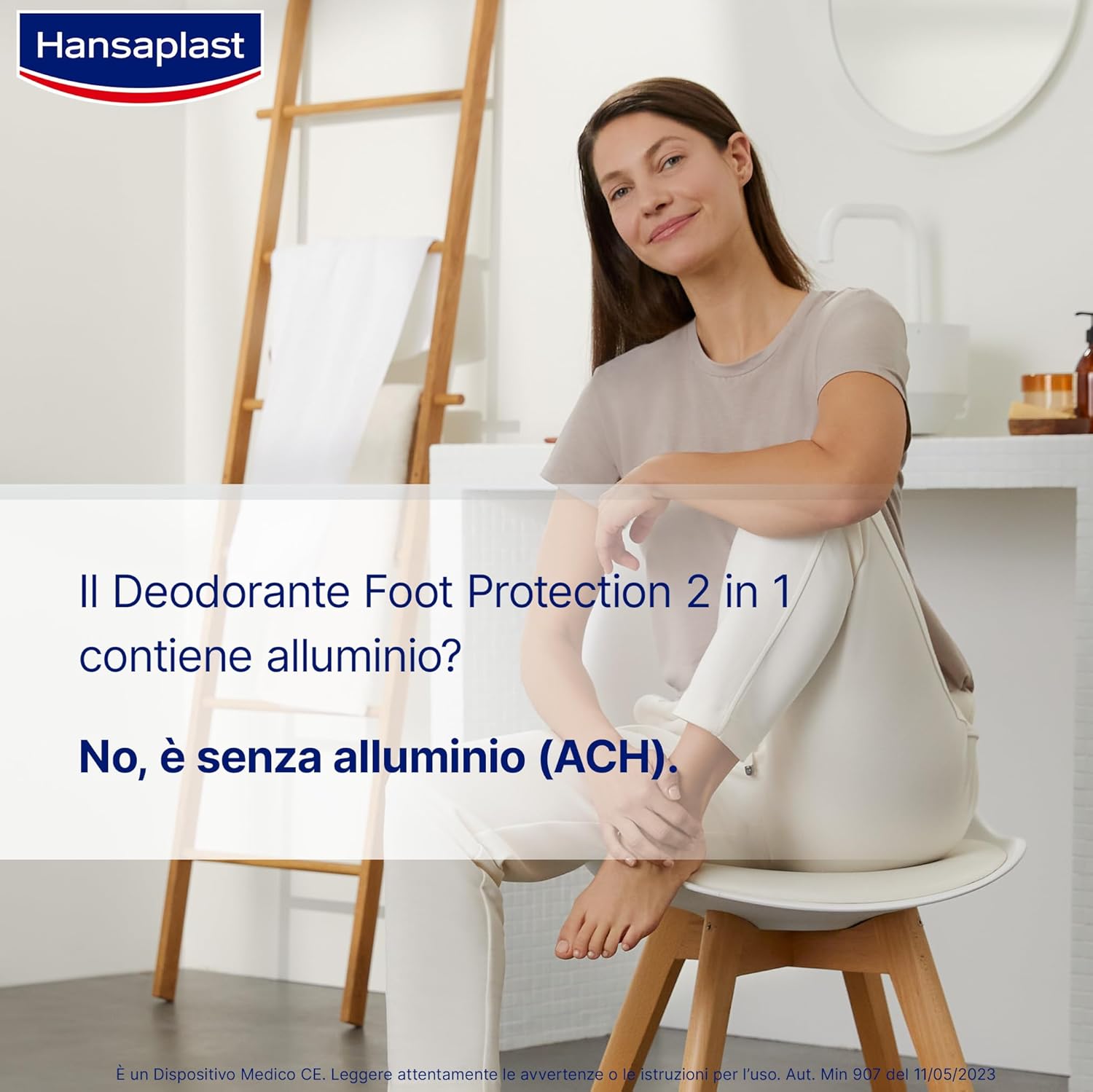 Hansaplast Deodorante Foot Protection 2 in 1, Deodorante Spray con Octenidina e senza Alluminio, Deodorante piedi che protegge a lungo dagli odori, 1 Confezione da 150 ml 150 ml (Confezione da 6) - Immagine 5