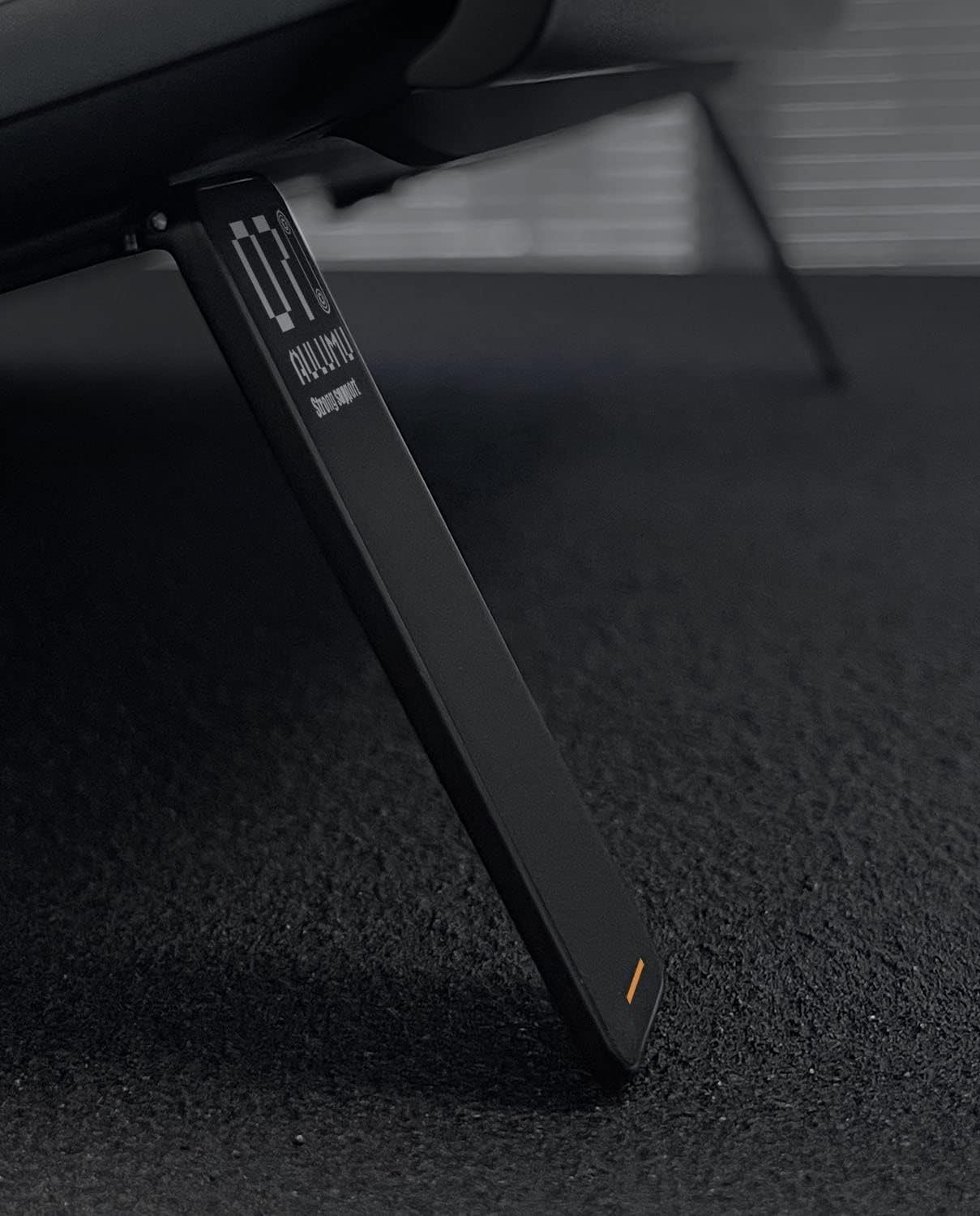 Aulumu G07 Soporte para Computadora Portatil | Soporte de Pata Retráctil | Elevador Ergonómico para Escritorio para MacBook, Todos los Portátiles, Tablets, 8-20'', Negro