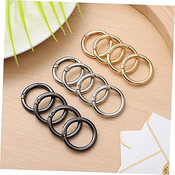 Amazon.com: 15 Pcs Spring Buckle Small Carabiner Clip Gold