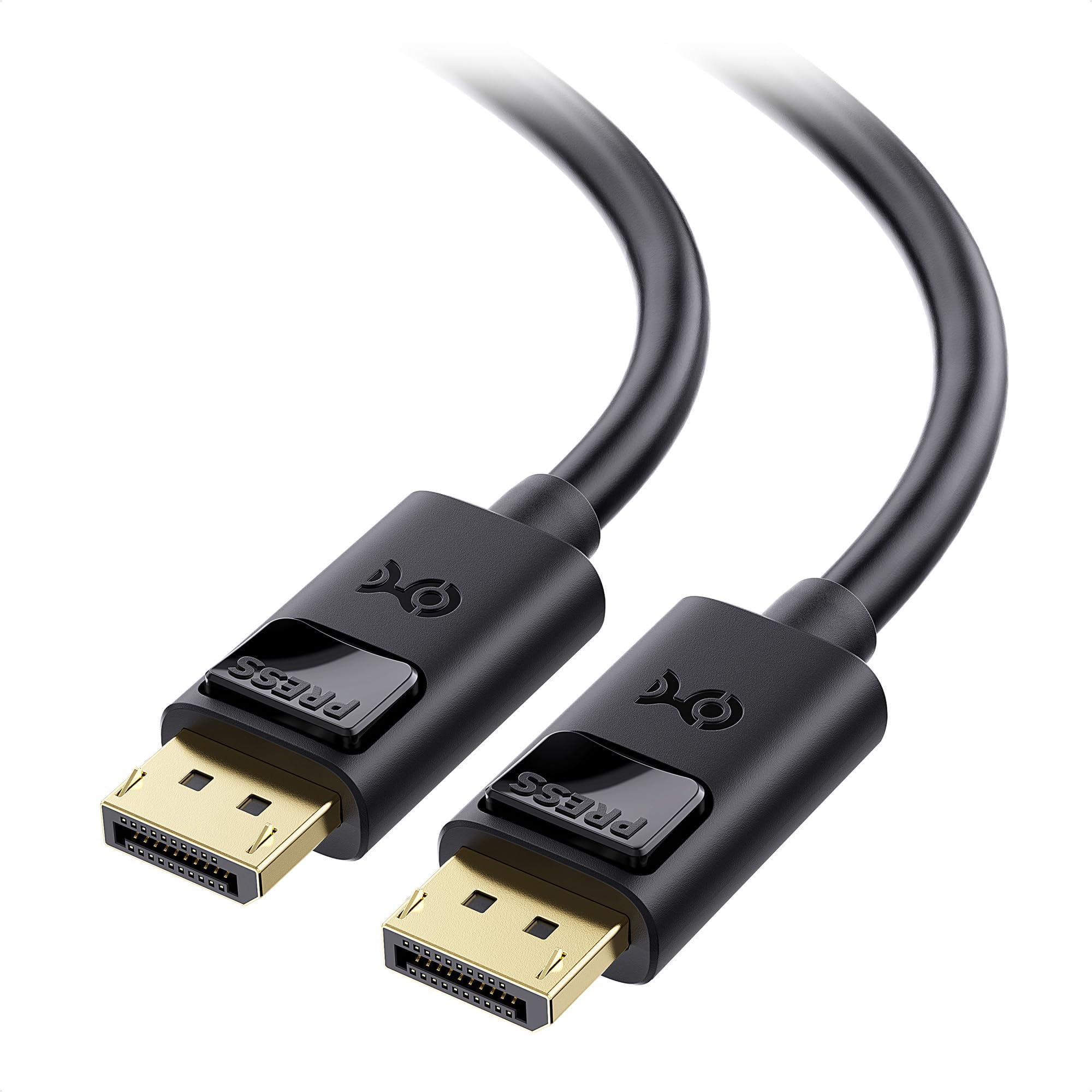 Cable Matters 4K DisplayPort Cable - 2m, Support 4K@60Hz, 2K@144Hz, DP Cable Male to Male, DisplayPort 1.2, Black