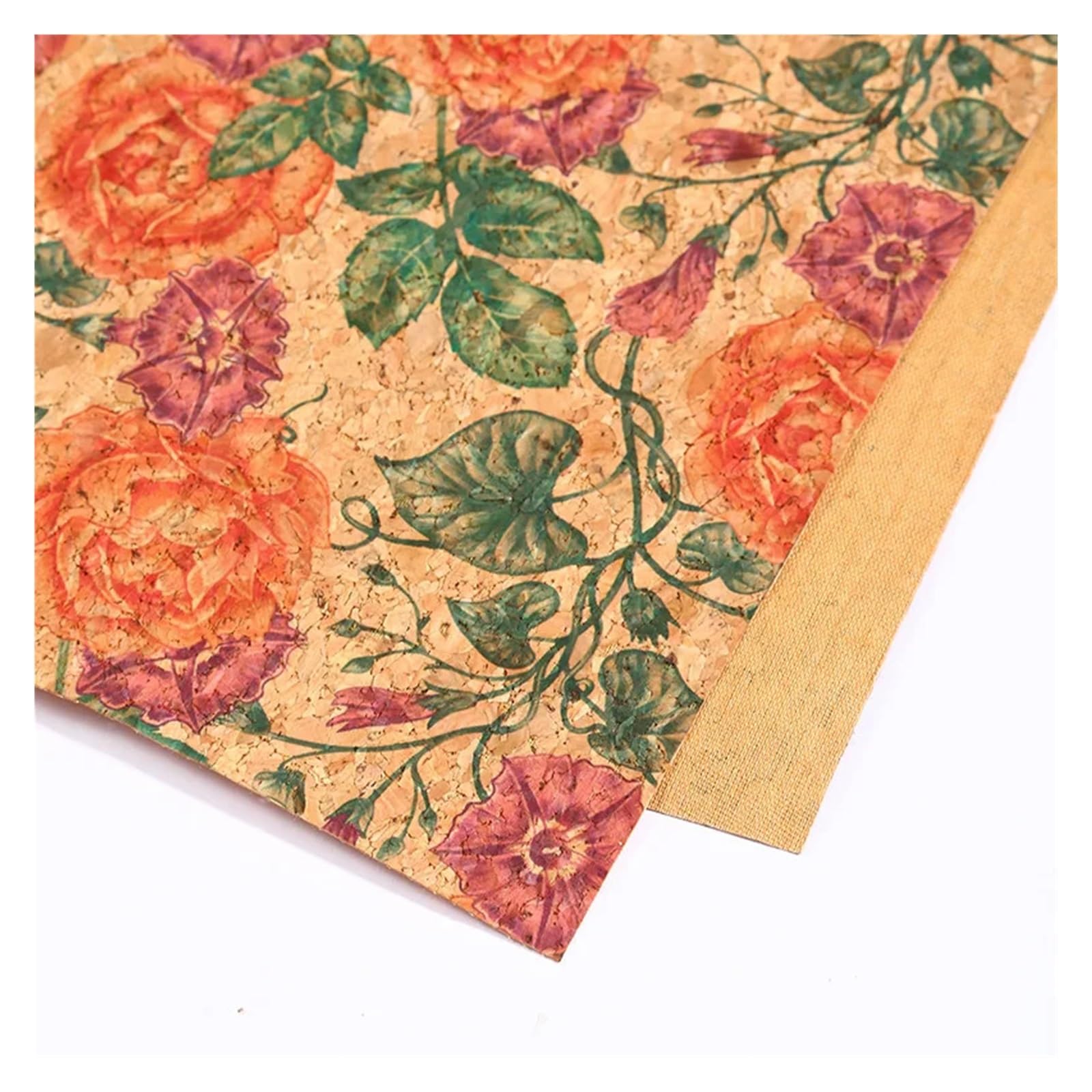 Tela De Cuero Corcho Suave 100 Cm X 135