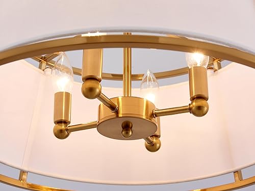 Miniatura 5 de Shrine Candelabros de batería, estilo moderno, lámpara colgante perfecta para comedor, sala de estar, 20 pulgadas de profundidad x 9 pulgadas de