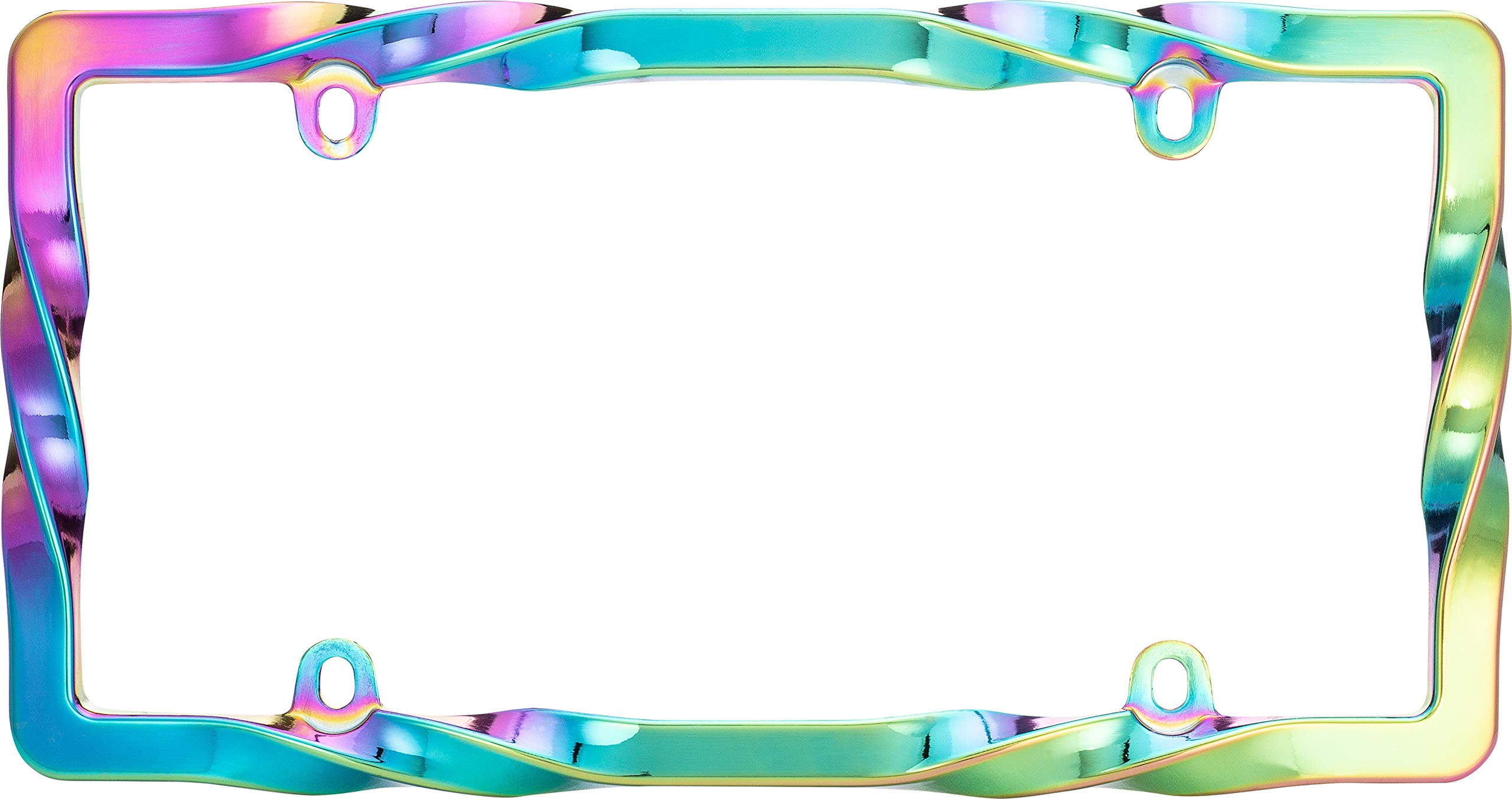 Cruiser Accessories 20720 Twist, Iridescent License Plate Frame
