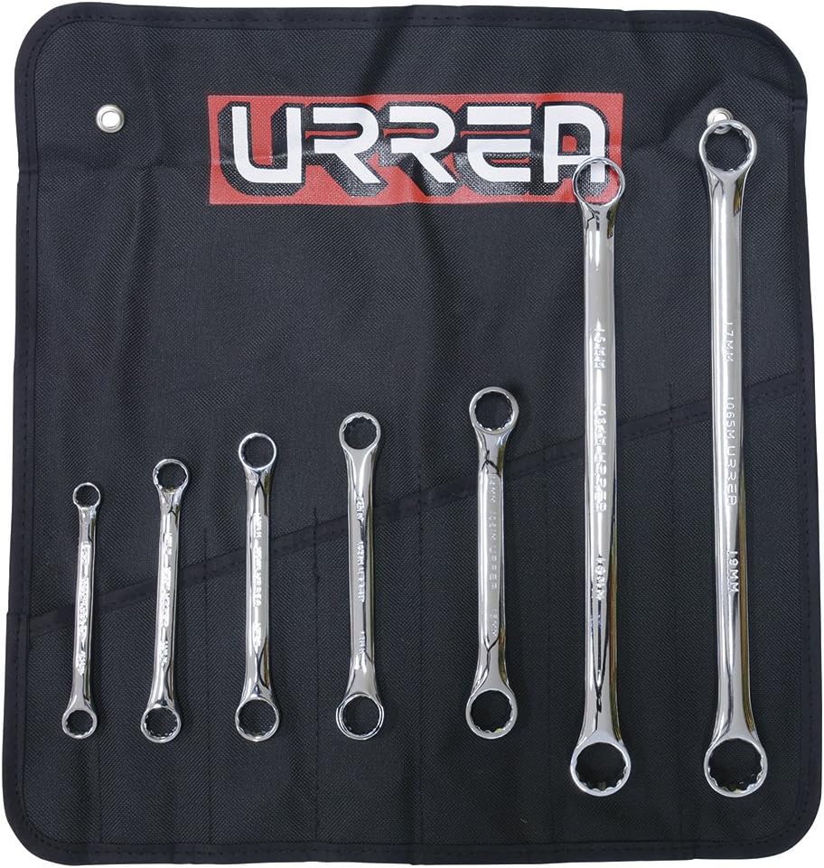 Urrea 1100DM Box End Chrome Wrench Set
