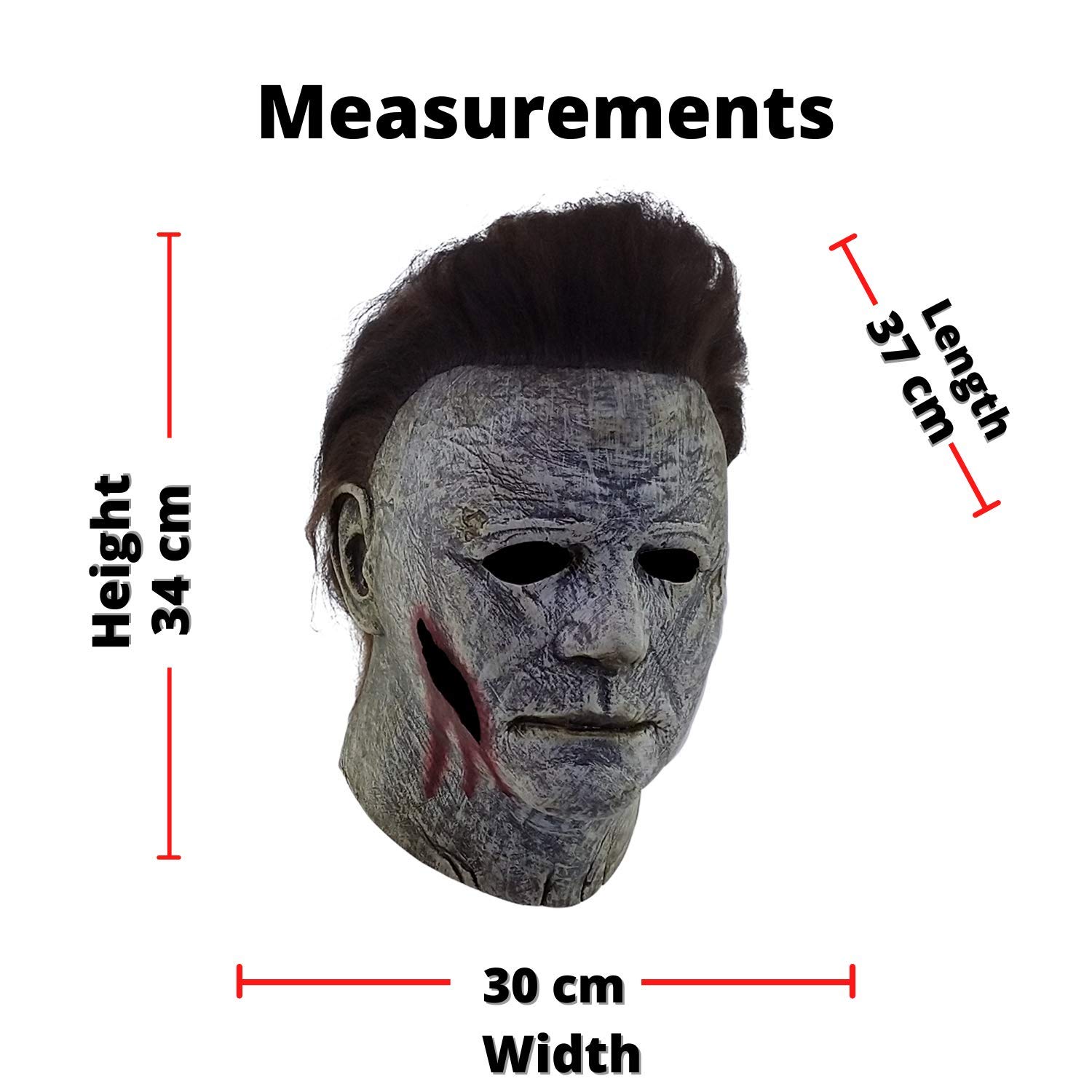 Trick Or Treat Studios Masque d'Halloween 2018 Michael Myers Final Battle en latex pour adulte | Édition sanglante
