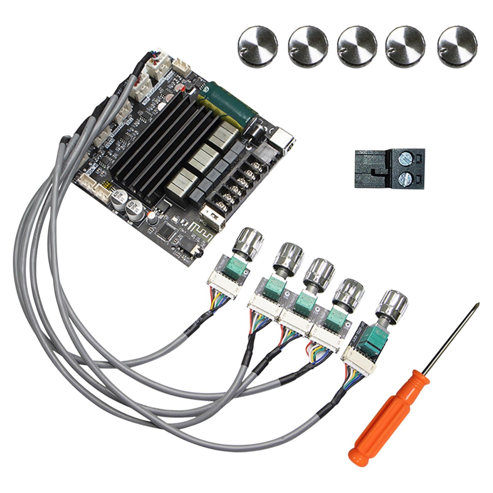 ATORSE Digital Amplifier Board DIY Sturdy Compact 100W —2+200W Amp Board 2.1 Channel-image-7
