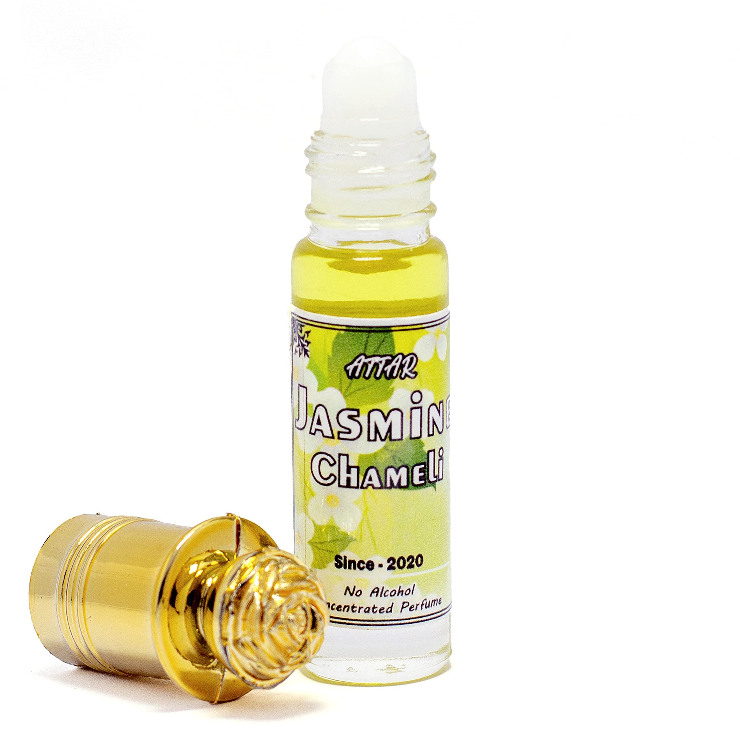 Attar Jasmine Chameli Originel & Pure Chameli Flower Attar Perfume Oil |24 Hours Long Lasting Fragrance | Alcohol Free |For Men |Women |Unisex | 6 ml Roll On Pack