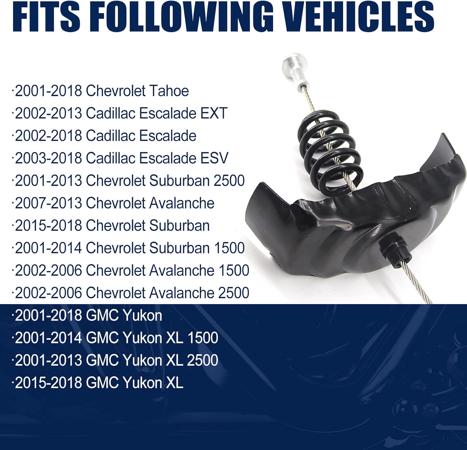 Spare Tire Hoist Winch Carrier Holder Replacement for 2001-2018 Chevrolet Tahoe and GMC Yukon 2001-2014 Suburban 1500 2500 2007-2013 Chevy Avalanche 2002-2018 Cadillac Esclade 924-517