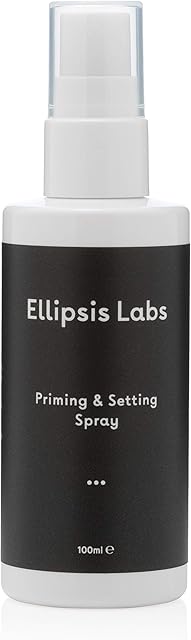 Priming and Setting Spray by Ellipsis Labs. A versatile mist for moisturising and acting as a primer for skin before makeup makeup, and fixing it in place. 100ml/3.4fl.oz
