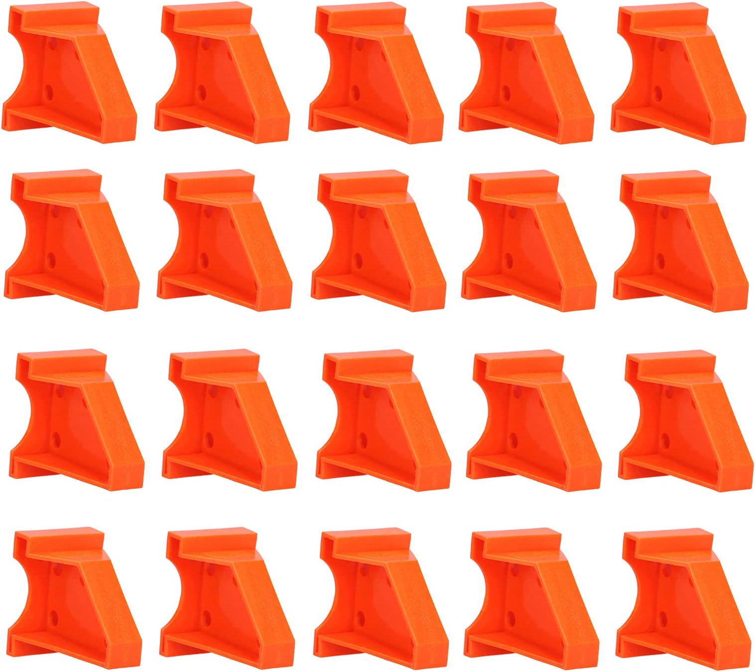 20Pcs Floor Spacer Triangles, ABS Laminate Installation Tools with 1 / 4in and 1 / 2in Ground Gaps - Durable Reusable Material, Stable Placement for Wood and Composite Flooring