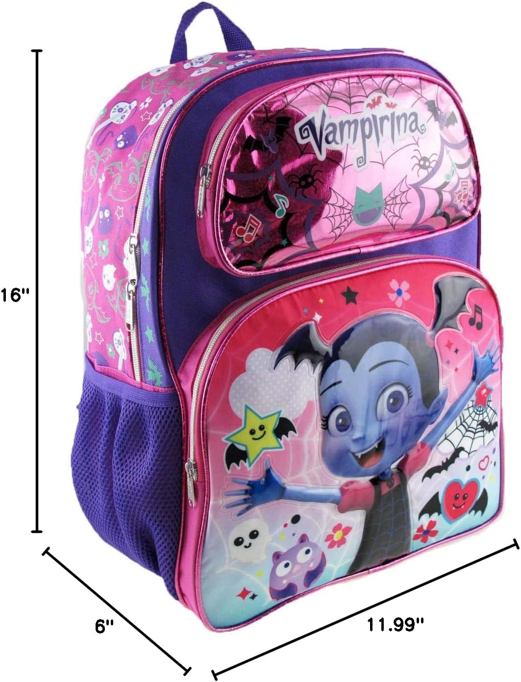 Disney's Vampirina 16" Emoji Bats Large Size Backpack