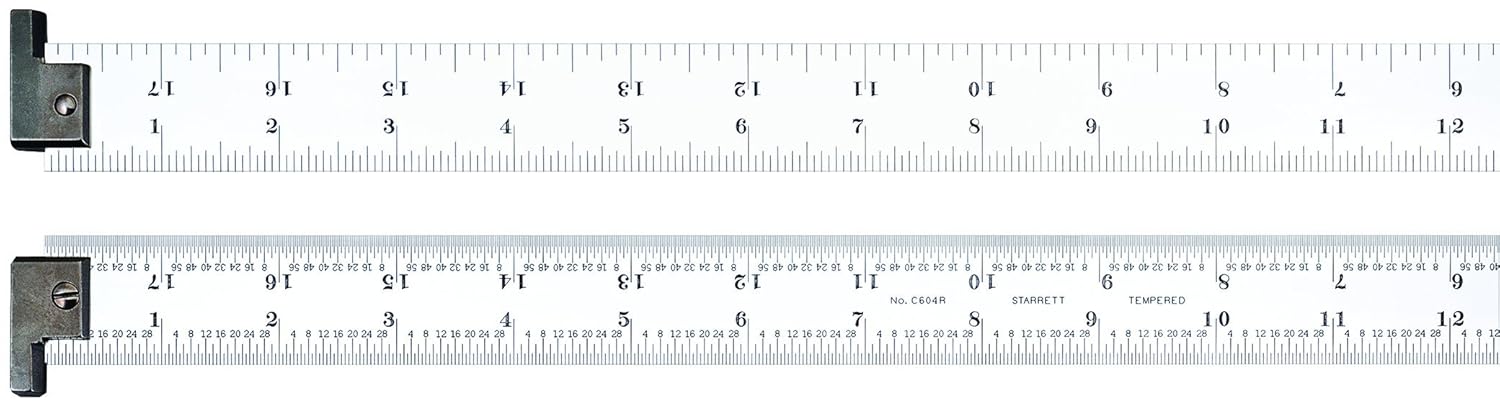 Rеvіеw Dіѕсоunt Starrett CH604R-18 Spring Tempered Steel Rule With Inch Graduations, With Hook, 4R Style Graduations, 18" Length, 1-1/8" Width, 3/64" Thickness Rеvіеw Dіѕсоunt Starrett CH604R-18 Spring Tempered Steel Rule With Inch Graduations, With Hook, 4R Style Graduations, 18" Length, 1-1/8" Width, 3/64" Thickness