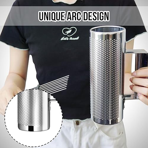 Miniatura 29 de Soulmate Acero inoxidable 12" 4" con raspador Guiro Instrumento de percusión latina profesional, acompañamiento de banda herramienta