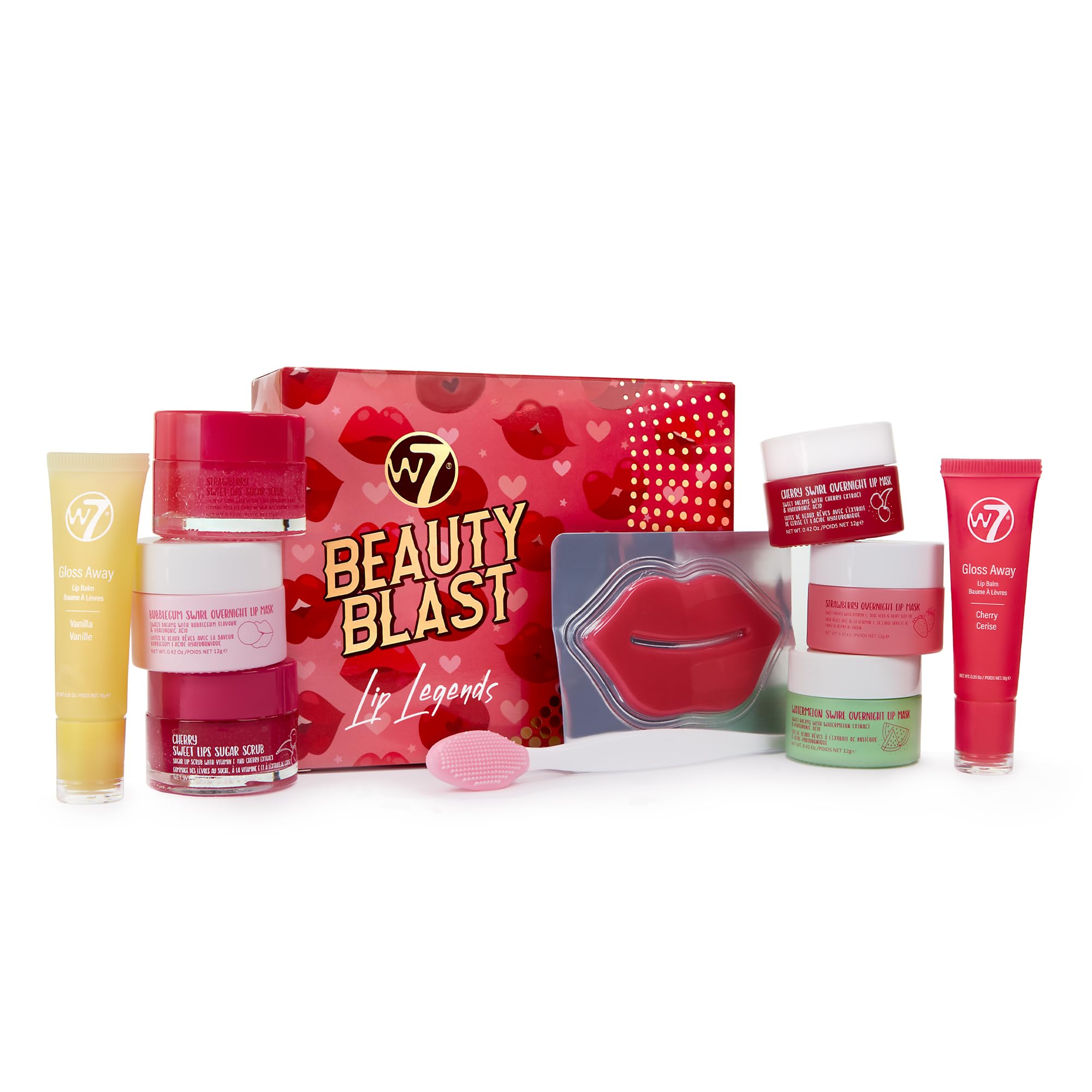 Amazon.com : W7 Beauty Blast Lip Legends Sweet Dreams Lip Care Set