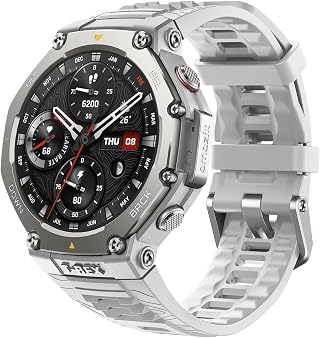 Amazfit T-Rex 3 Relógio Inteligente Robusto/Militar 48mm, GPS (com Privacidade), Mapas Offline, Longa Vida da Bateria,328 Pés Resistente à Água, 170