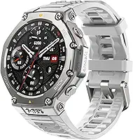 Amazfit T-Rex 3 Relógio Inteligente Robusto/Militar 48mm, GPS (com Privacidade), Mapas Offline, Longa Vida da Bateria,328 Pés Resistente à Água, 170 Modos de Fitness/Desporto (Grey)