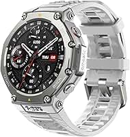 Amazfit T-Rex 3 Relógio Inteligente Robusto/Militar 48mm, GPS (com Privacidade), Mapas Offline, Longa Vida da Bateria,328 Pés Resistente à Água, 170 Modos de Fitness/Desporto (Grey)