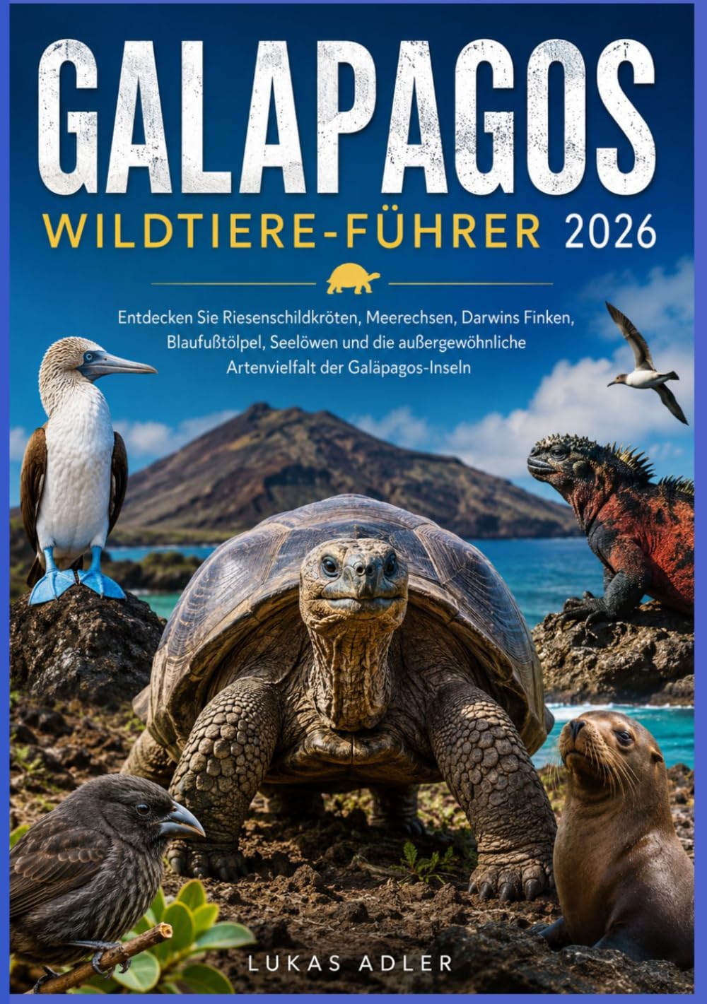 GALAPAGOS WILDTIERE-FÜHRER 2026: Entdecken Sie Riesenschildkröten, Meerechsen, Darwins Finken, Blaufußtölpel, Seelöwen und die außergewöhnliche Artenvielfalt der Galápagos-Inseln Lukas Adler