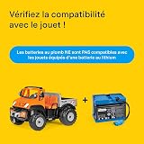 PEG Batterie 12V/12Ah - Pièce de Rechange Originale Rechargeable pour Véhicules Électriques Peg Perego - 5