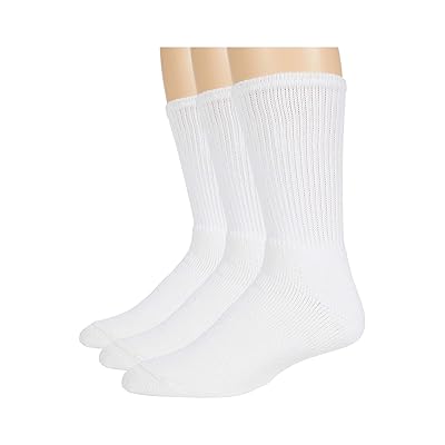 Wigwam King Cotton Crew 3 Pack Crew Cut Socks Shoes White