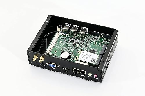 Miniatura 4 de KINGDEL Mini PC Intel Pentium N3520Celeron N2920 4 núcleos 4 GB DDR3 RAM 64 GB SSD Windows 11 Pro sin ventilador industria empresarial computadora