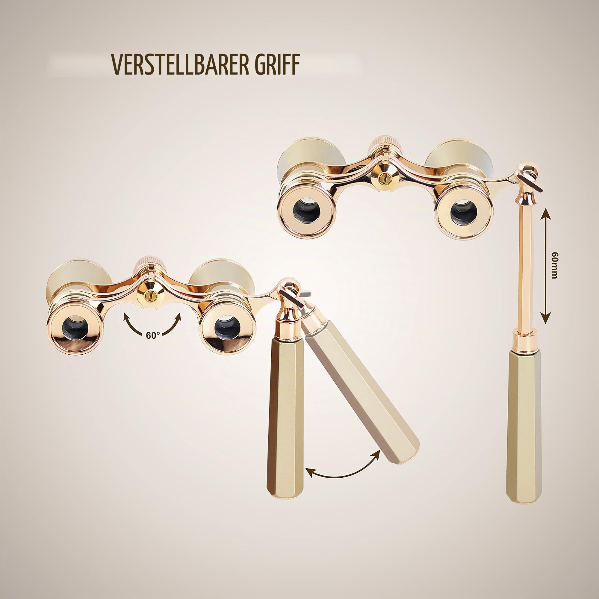Fernglas mit 3-fach Vergrößerung für Theater, Oper, Pferderennen, AO3004, 3 x 25, von Aomekie