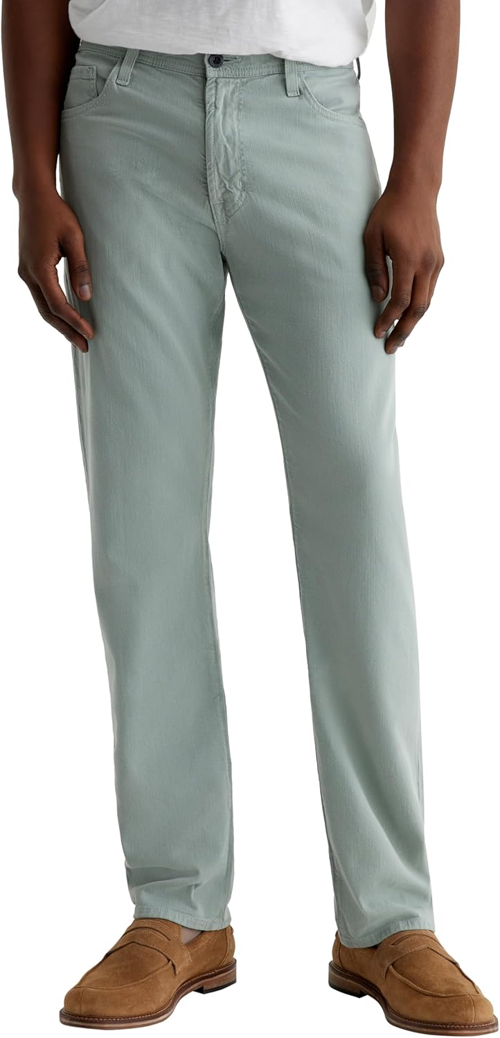 AG Adriano Goldschmied Men's Everett Slim Straight Linen Pants - Image 2